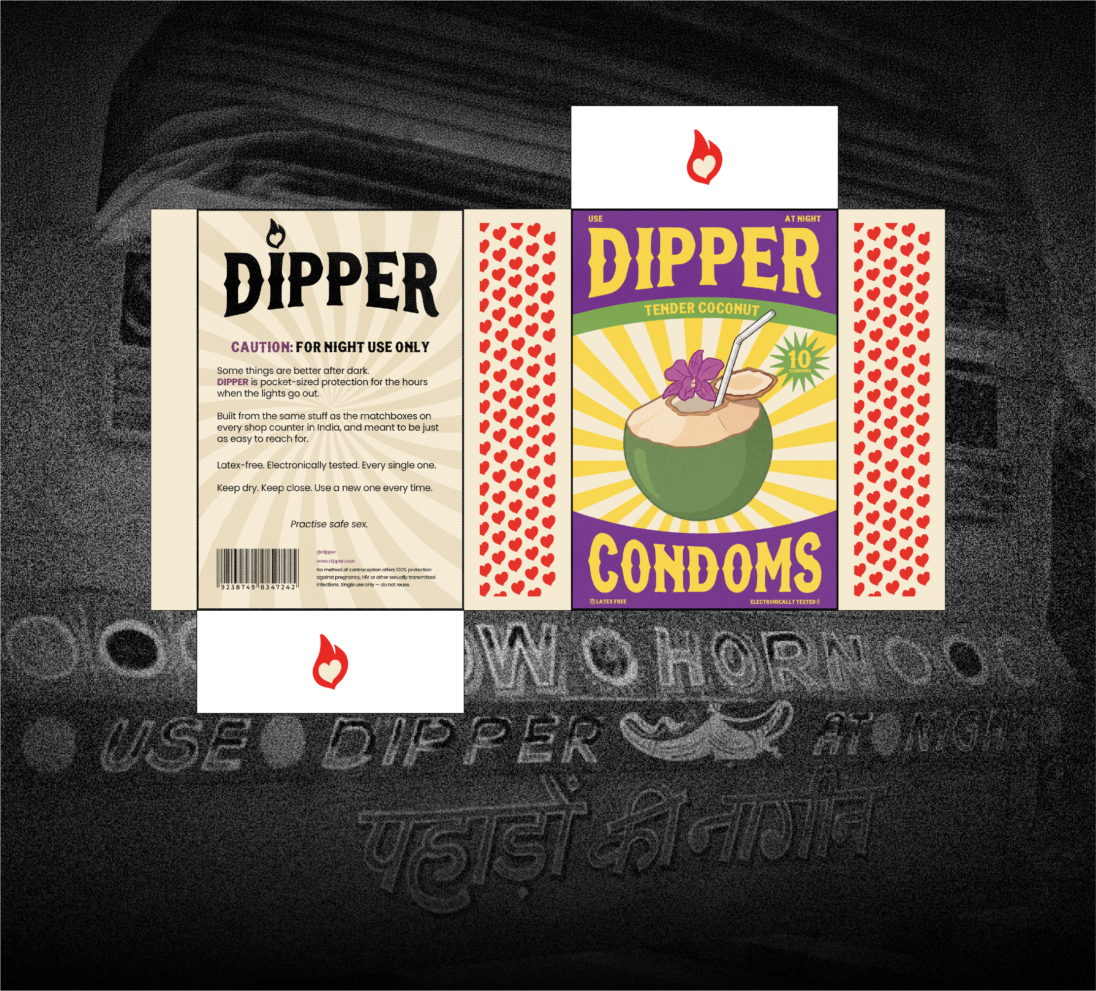 Dipper dieline